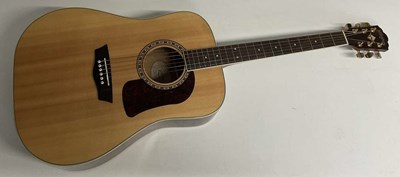 Lot 2346 - WASHBURN; a six-string acoustic guitar,...