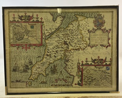 Lot 2277 - JOHN SPEED (1551/2-1629); Caernarvon both...