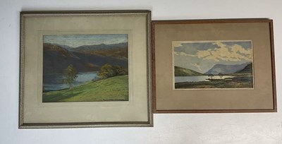 Lot 2319 - MARY YATES; pastel drawing, 'Rydal near...
