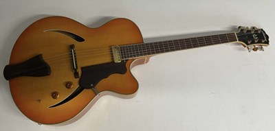 Lot 2347 - ALDEN; a semi-acoustic six-string guitar,...