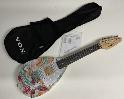 Lot 2356 - VOX; a small scale six-string electric guitar,...