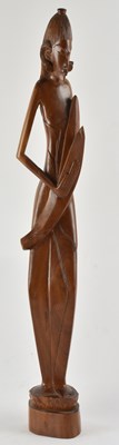 Lot 1062 - A good 20th century Balinese carved hardwood...