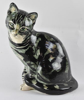 Lot 546 - WINSTANLEY; a large ceramic figure of a seated...