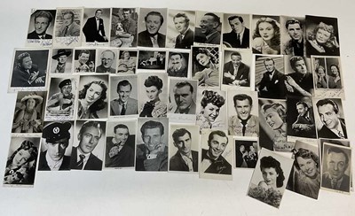 Lot 2092 - A collection of signed promotional photographs...
