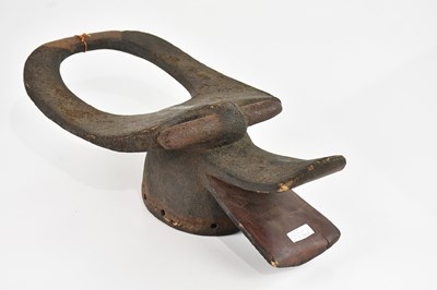 Lot 1515 - A Nigerian Mama Magam bush cow headdress, 45cm.