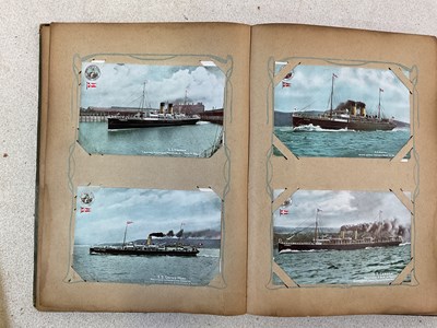 Lot 2131 - Two postcard albums comprising approximately...