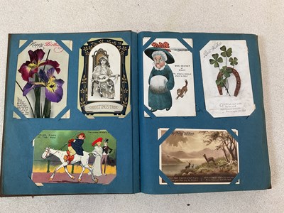 Lot 2129 - Two postcard albums comprising approximately...