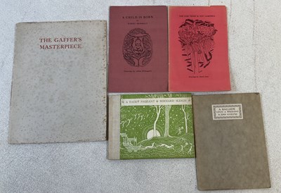 Lot 2188 - PRIVATE PRESS AND SIMILAR; a collection of six...