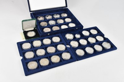 Lot 1119 - A collection of silver proof commemorative...