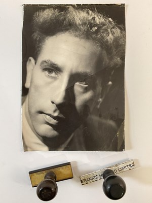 Lot 2391 - FRANKIE HOWERD; two of his personal stamps,...