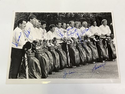 Lot 2698 - THE RYDER CUP, VICTORIOUS EUROPEAN TEAM; a...