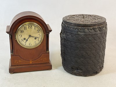 Lot 181 - A Victorian woven cake transportation basket,...