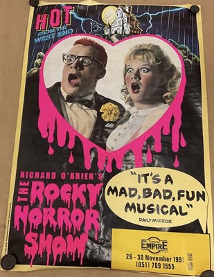 Lot 2124 - ROCKY HORROR SHOW; a large original poster for...