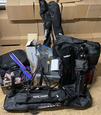 Lot 2365 - A large collection of equipment for musical...
