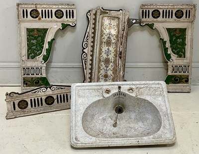 Lot 349 - ABERCORN; a Victorian sink, 68 x 49cm, and a...