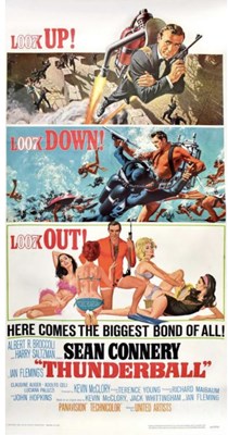 Lot 2068 - JAMES BOND; 'Thunderball', a rare large and...