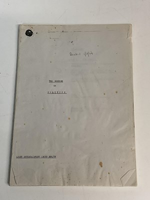 Lot 2083 - THE GOODIES; an original revised script, 'In...
