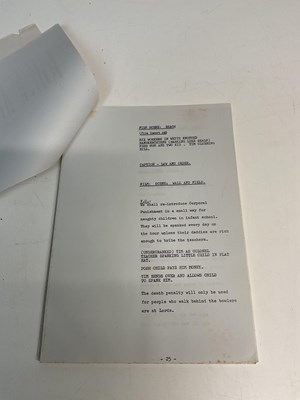 Lot 2083 - THE GOODIES; an original revised script, 'In...