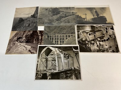 Lot 2038 - Seven black and white photographs relating to...