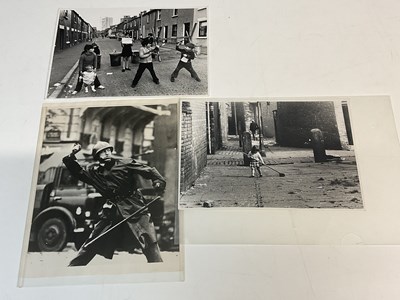 Lot 2045 - Three interesting black and white photographs,...