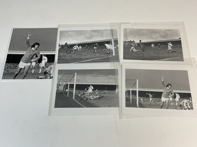 Lot 2050 - GEORGE BEST; five black and white photographs...