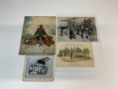 Lot 2292 - 19TH CENTURY ENGLISH SCHOOL; mixed media, 'A...