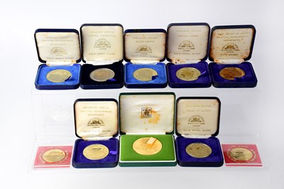 Lot 541 - THE TOWER MINT; six boxed proof silver...