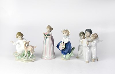 Lot 445 - LLADRÓ; three boxed figurines comprising...