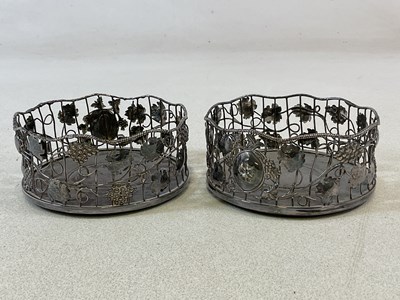 Lot 452 - A pair of early 19th century white metal...