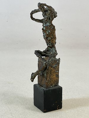 Lot 393 - UNATTRIBUTED; a bronze figure of a gentleman...