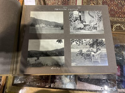 Lot 2106 - A late 19th century photograph album, together...