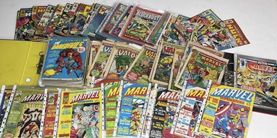 Lot 2158A - MARVEL; a large quantity of comics to include...