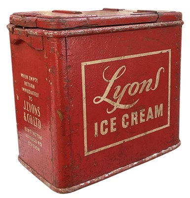 Lot 275 - A vintage advertising 'Lyons Ice Cream'...