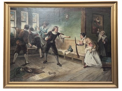 Lot 93 - LASLETT JOHN POTT (British, 1837-1898); oil on...