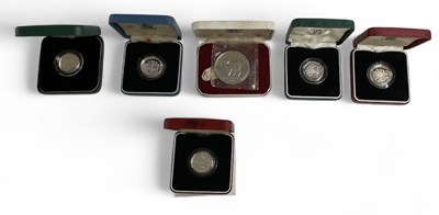 Lot 1541 - THE ROYAL MINT; six silver commemorative coins...