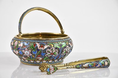 Lot 452 - ATTRIBUTED TO HERMAN CLEMENS; a Russian silver...