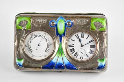 Lot 129 - DOUGLAS CLOCK COMPANY; a good Edward VII...