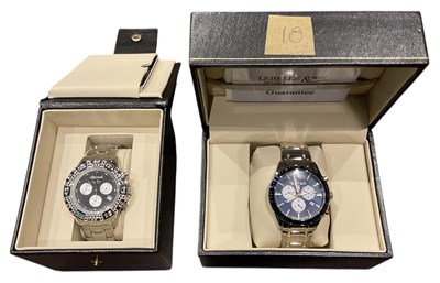 Lot 1409 - INGERSOLL; a gentleman's stainless steel...