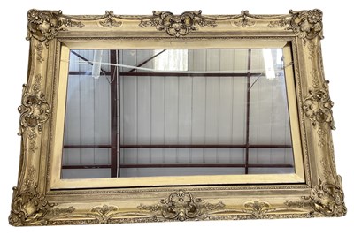 Lot 25 - A large 19th century gilt framed rectangular...