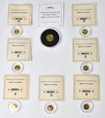 Lot 871 - WINDSOR MINT; six History of Aviation 2010...