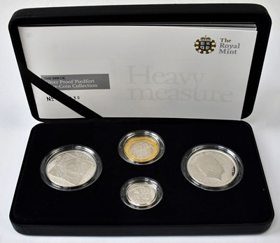 Lot 890 - ROYAL MINT; a silver-proof Piedfort four-coin...