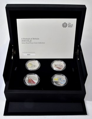 Lot 888 - ROYAL MINT; A Portrait of Britain 2018 UK £5...
