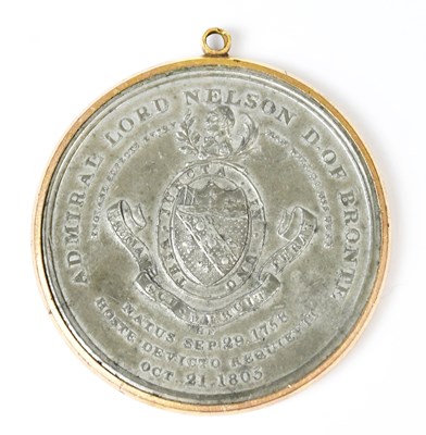 Lot 526 - A Davison's medal for Trafalgar 1805, pewter...