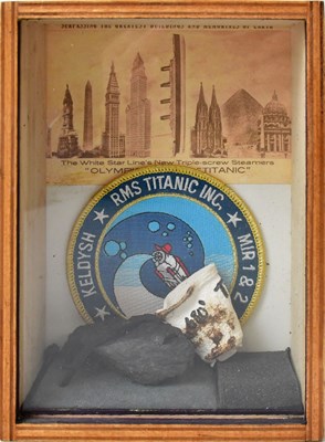 Lot 537 - TITANIC; a collectors' box, containing a...