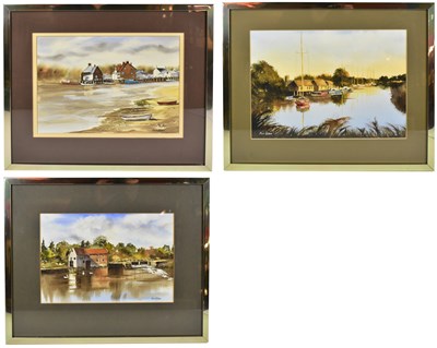 Lot 1368 - TOM ALLEN; three contemporary watercolours