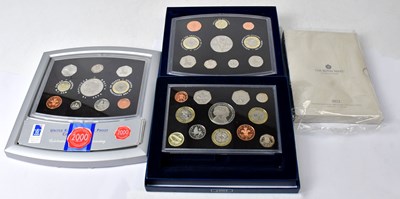 Lot 910 - ROYAL MINT; four proof sets, comprising 2000...