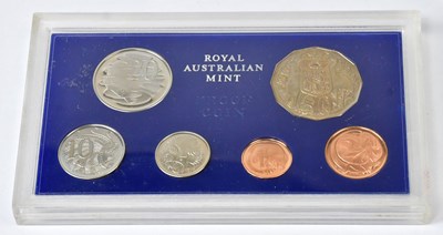 Lot 930 - A Royal Australian Mint proof coin set, 1969.
