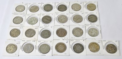 Lot 817 - A quantity of pre-1947 half crowns, to include...