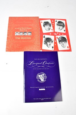Lot 347 - THE BEATLES; three programmes, comprising The...