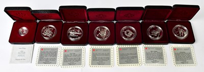 Lot 886 - ROYAL CANADIAN MINT; seven proof coins,...